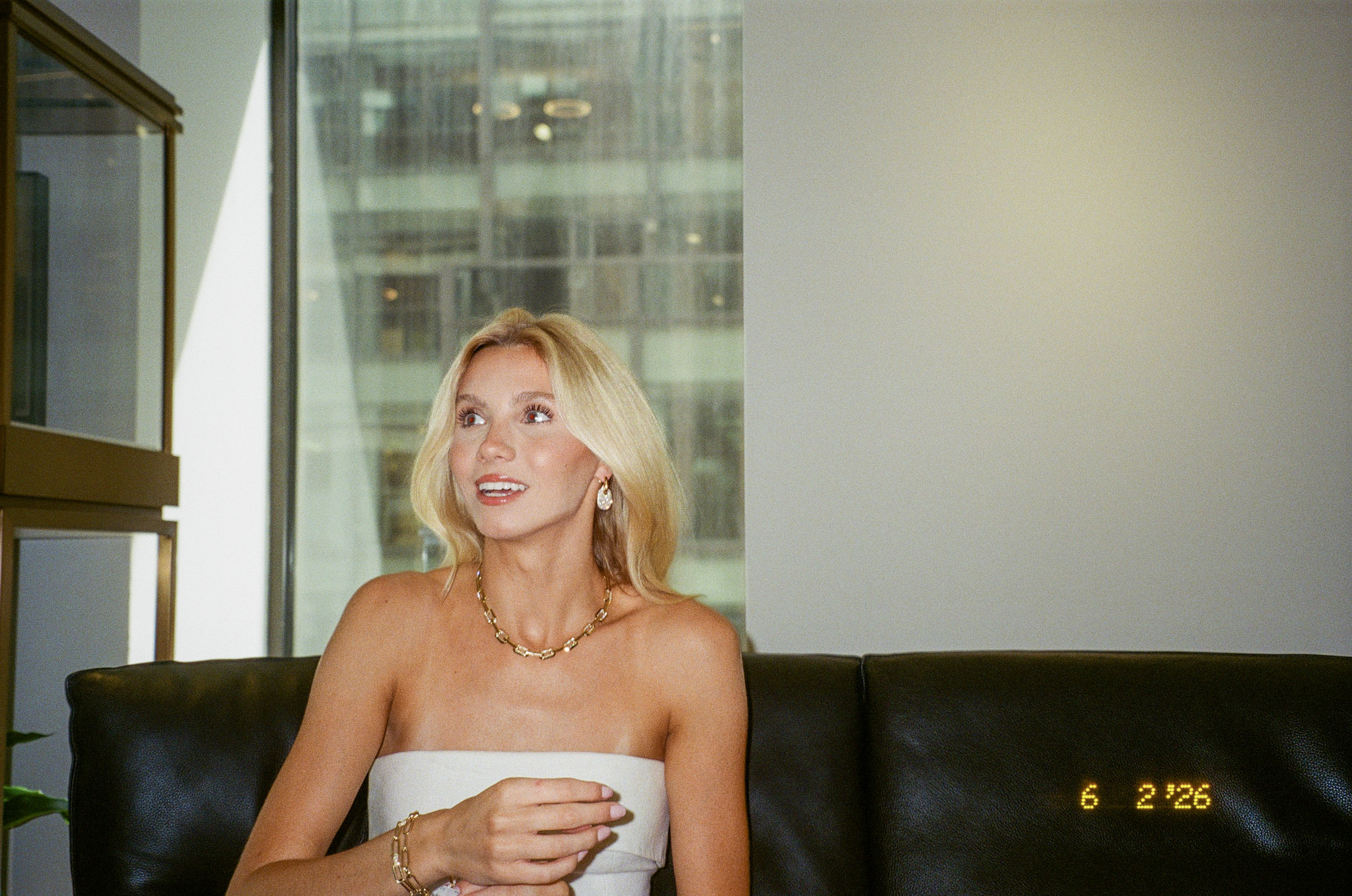 Cooke and Berlinger summer jewelry portrait on 35mm film