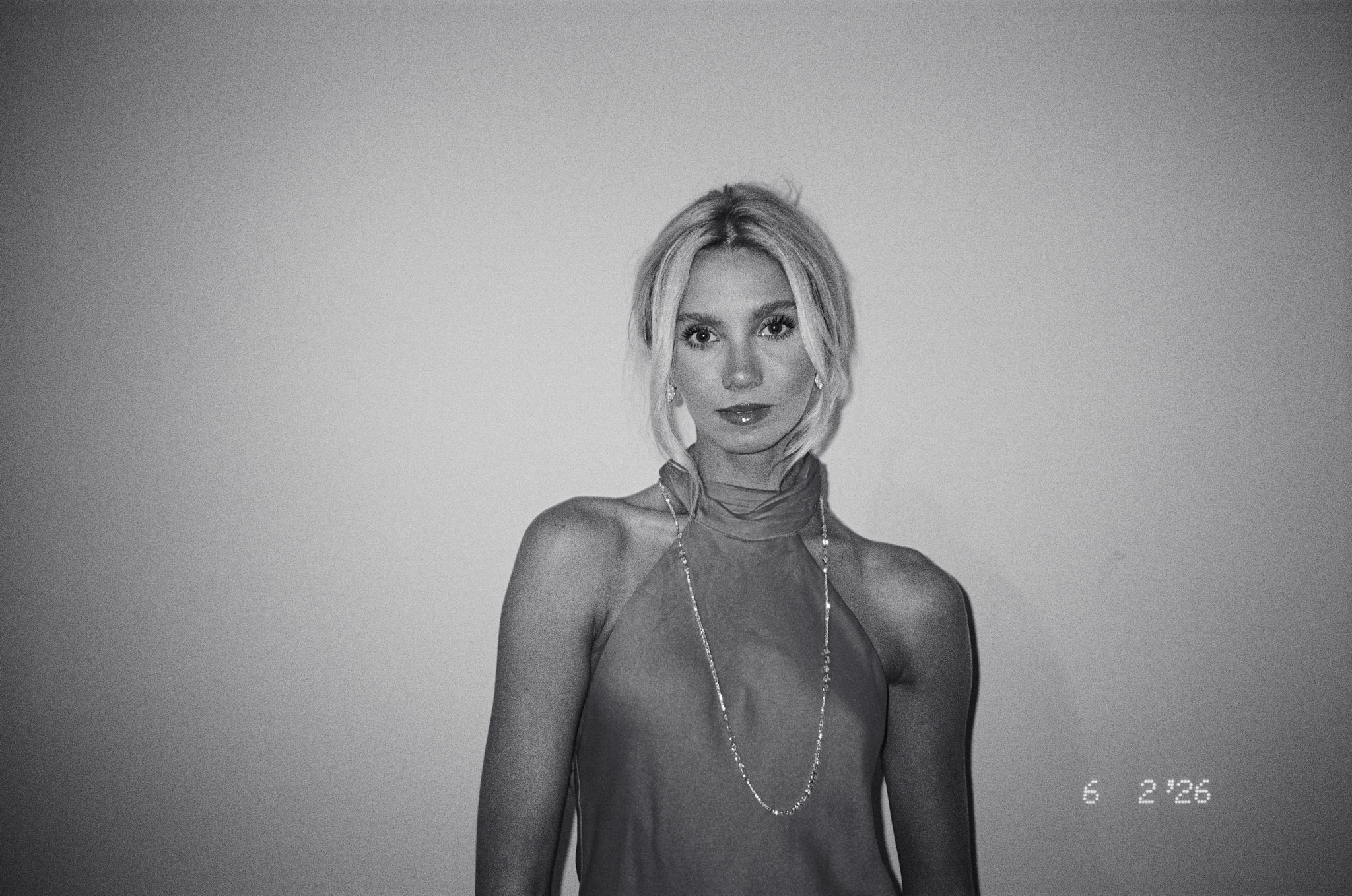 Cooke and Berlinger black and white fashion portrait on film